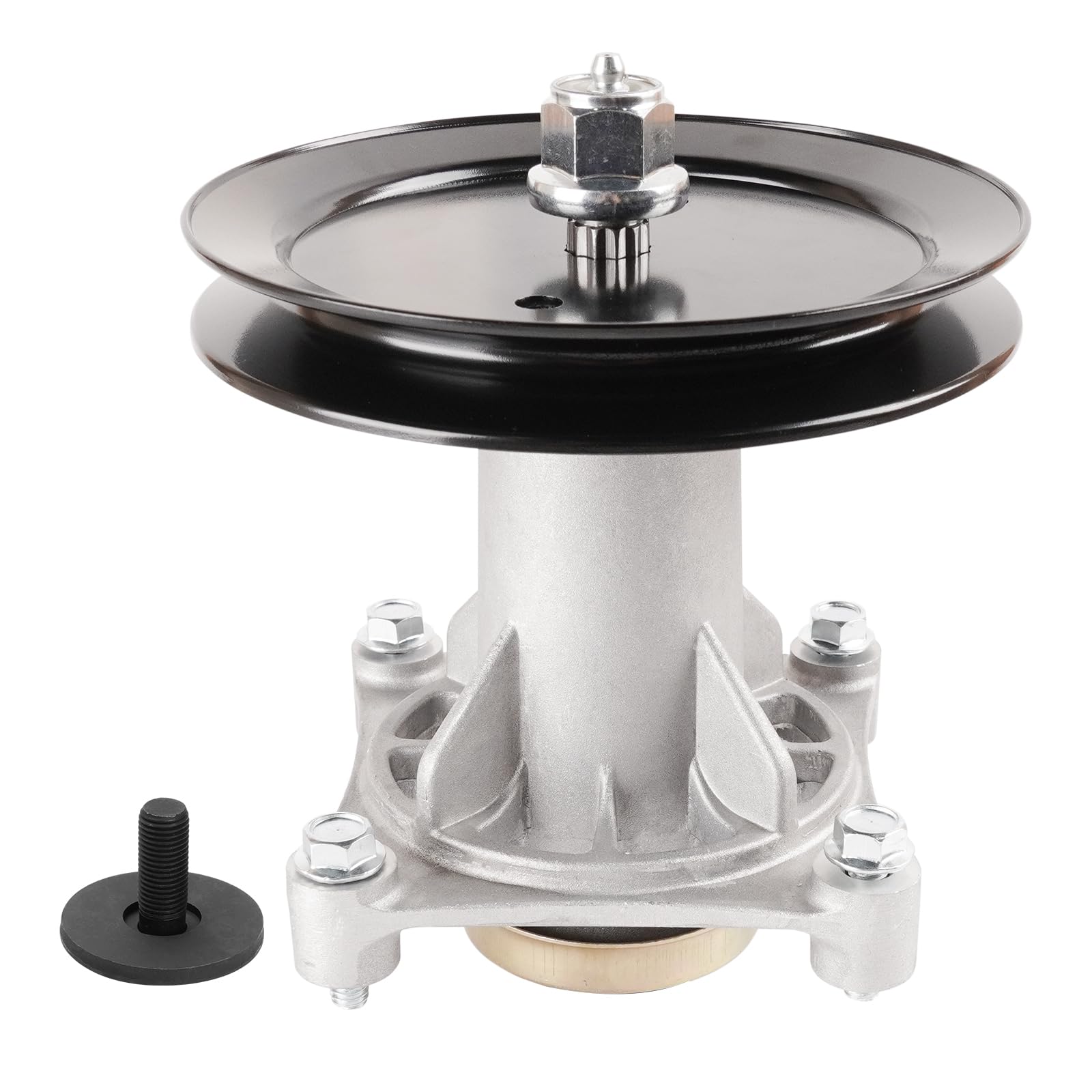 TENGMUJX spindle assembly main view shows sturdy construction for reliable mower deck use