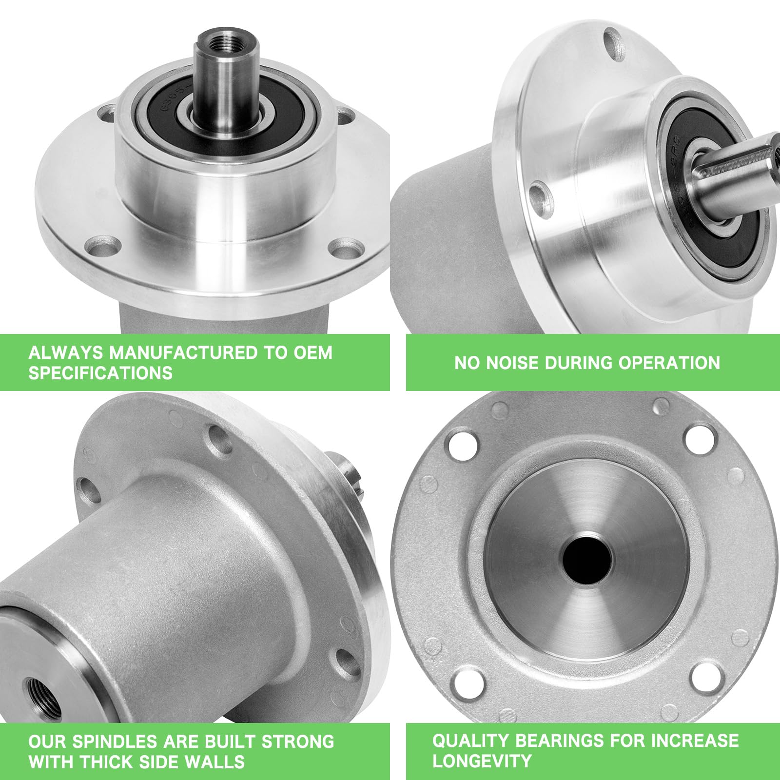 TENGMUJX belt-equipped spindle, durable isoprene belt for reliability.