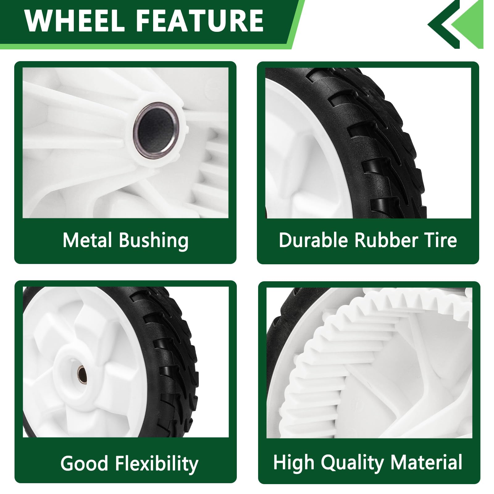 TENGMUJX wheel hub offset 3/4-inch for stable rolling.
