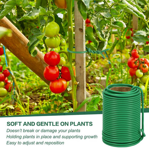 Tenn Well 3.5 mm diameter plant wire offers sturdy, flexible support.