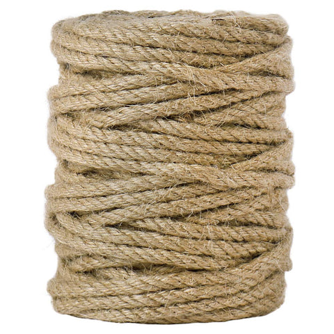 Tenn Well 5mm jute rope coil for sturdy, versatile crafts.