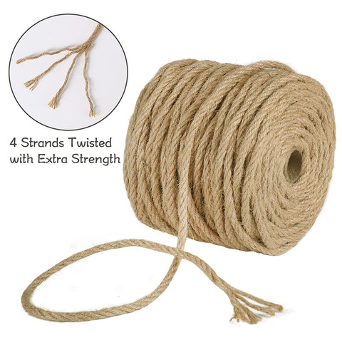 Tenn Well jute rope garden hanger in use for plant display.