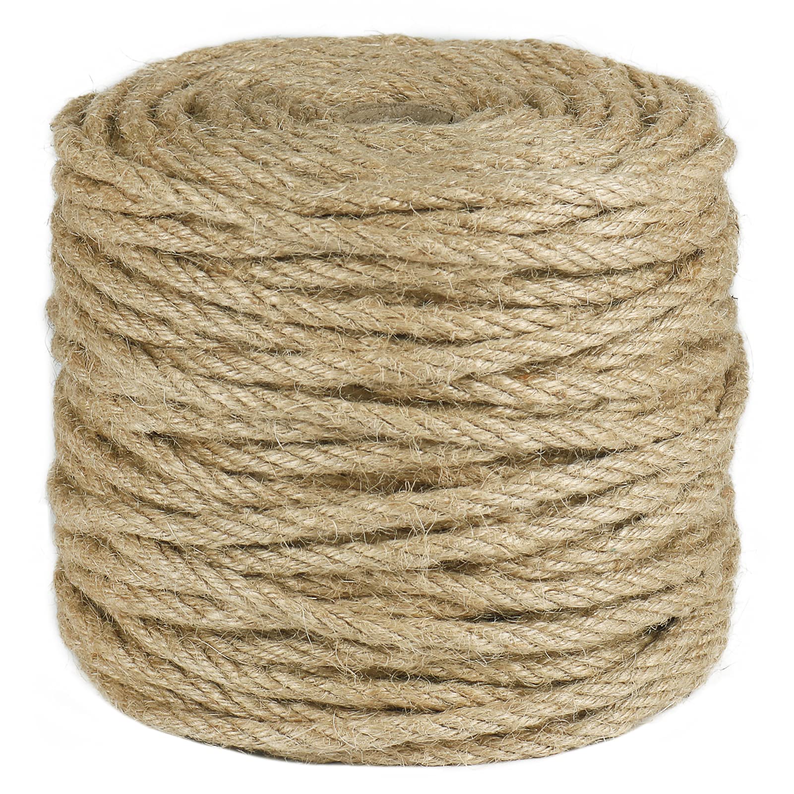 Tenn Well 5mm jute rope spool closeup for sturdy crafting and macrame.