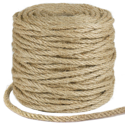 Tenn Well 5mm jute rope spool showing thick, durable twine for crafts