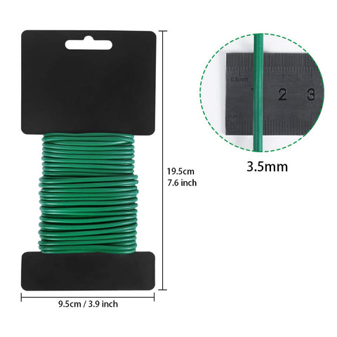 Easy unwind from a plastic board and cut to length.