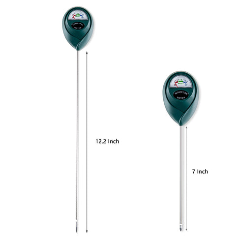 Tennedriv Green easy-read gauge shows moisture levels for indoor plants.