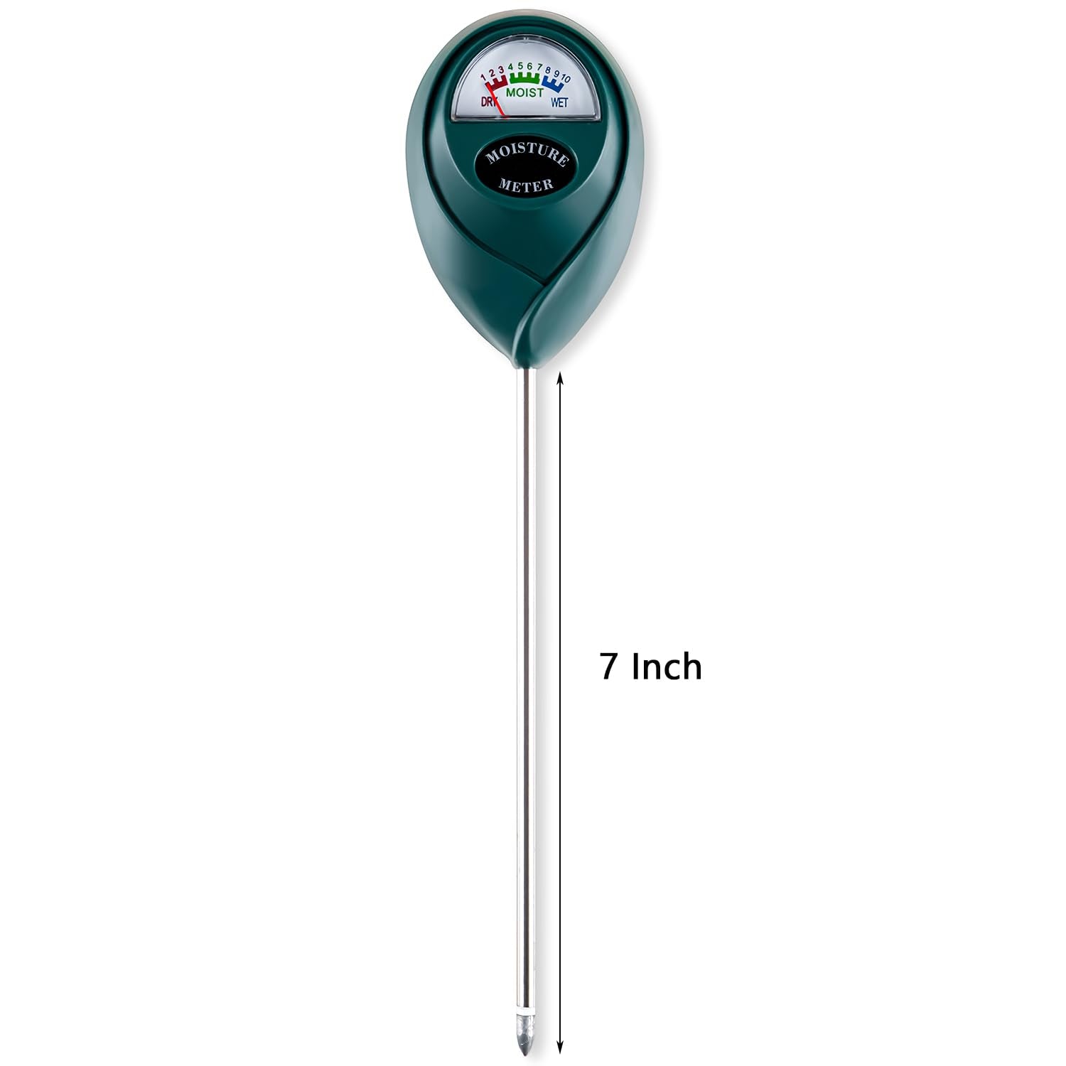Tennedriv Green large gauge readout for quick moisture checks.