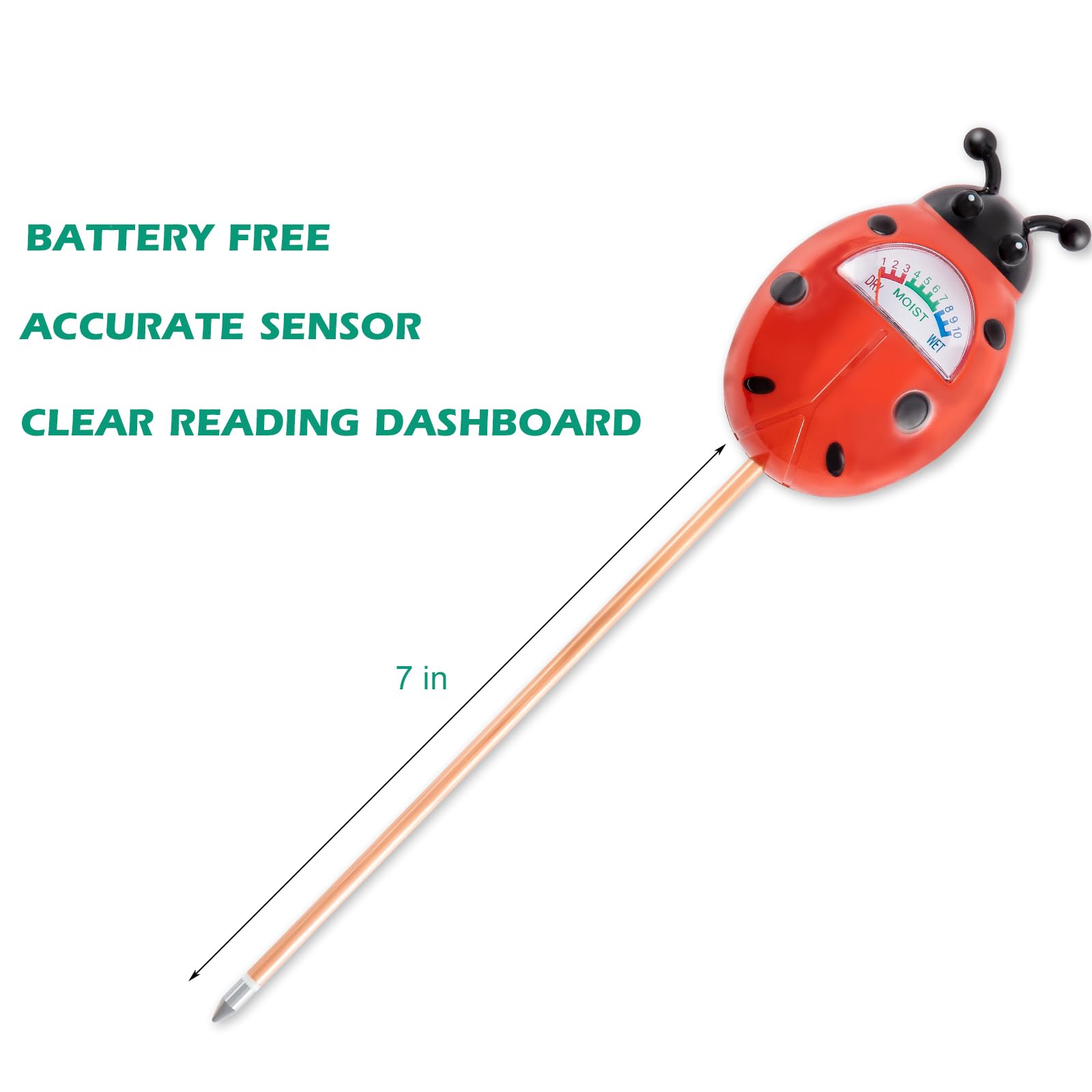 Tennedriv Green moisture meter used outdoors to monitor soil moisture.