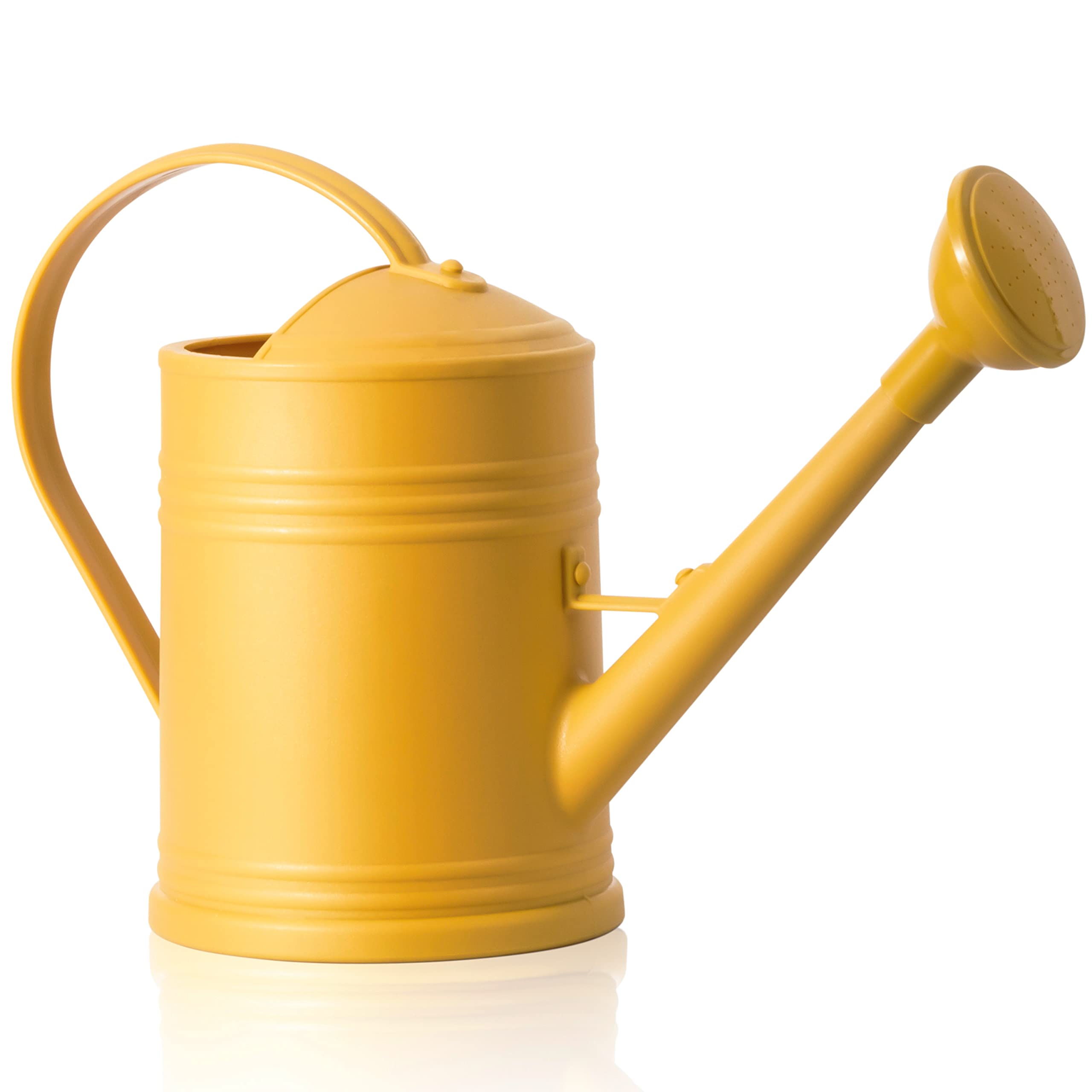 Tennedriv Green 68oz watering can with detachable sprinkler head for flexible watering