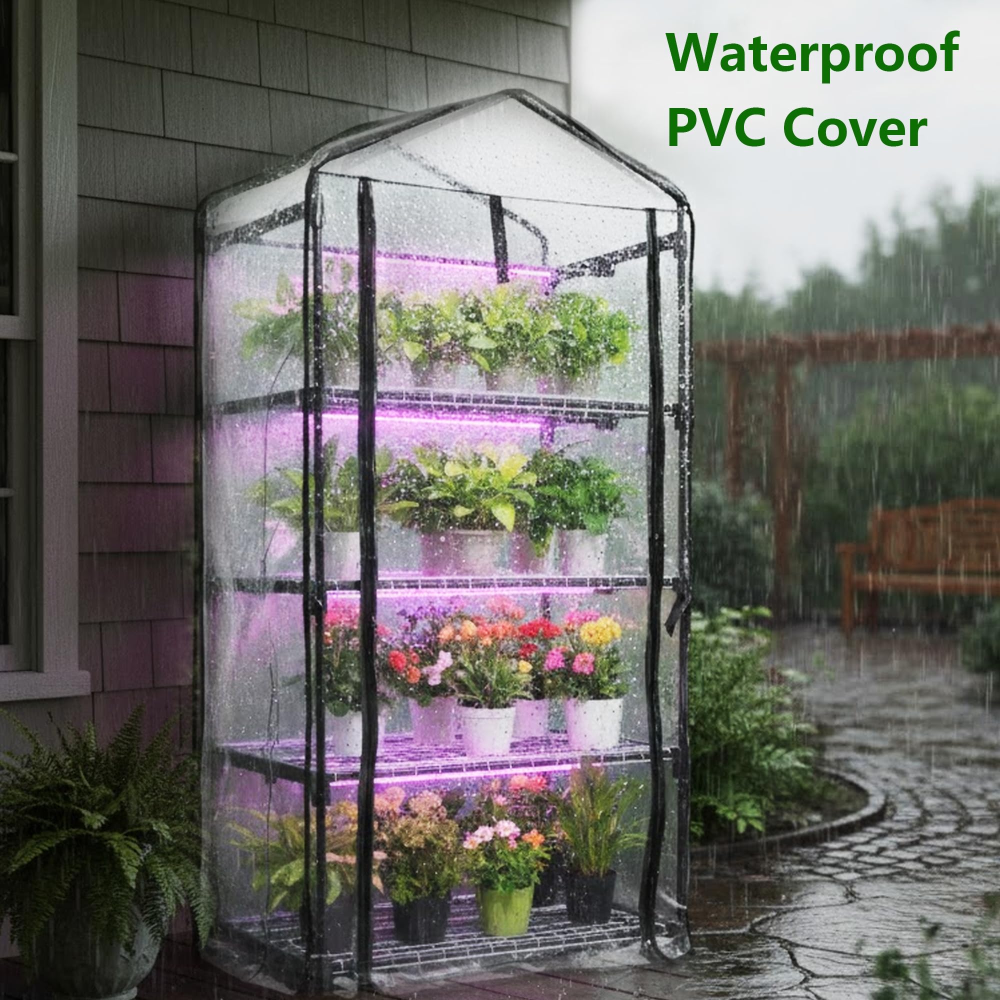 Tentopmic transparent PVC cover maintains warmth and humidity