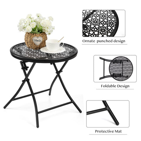 TeoKJ foldable table under bed storage ready when needed