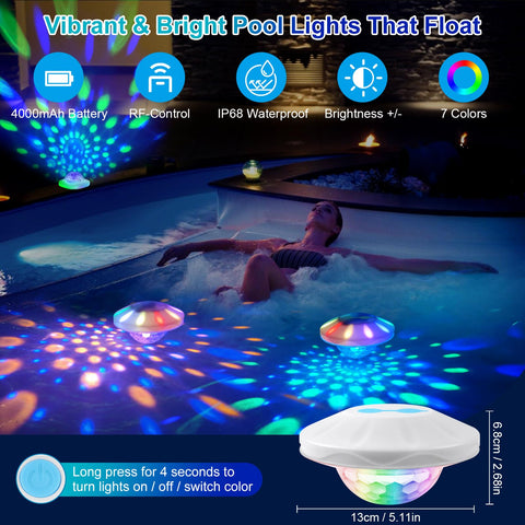 TEPENAR IP68 waterproof lights withstand weather and splashes outdoors.