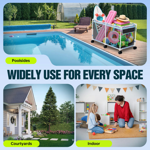 Tepsmigo versatile outdoor storage for garden, patio, garage, or classroom
