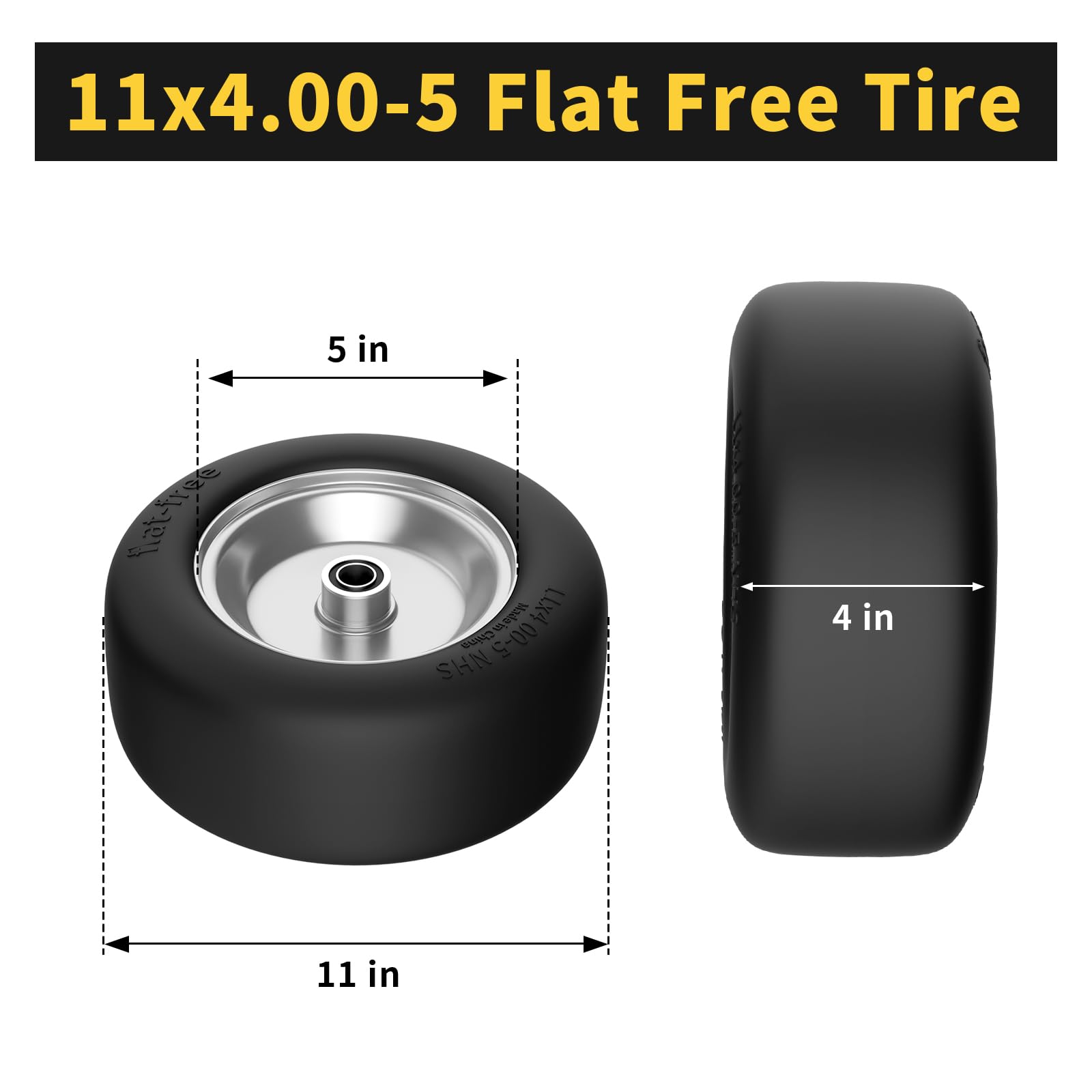 TEPU 11x4-5 tread detail shows smooth, durable polyurethane surface.