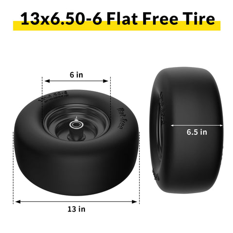 TEPU flat-free tire wheel assembly demonstrating puncture-free operation