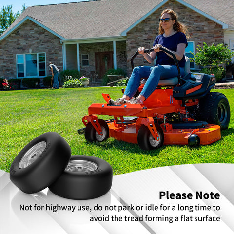 TEPU center hub options covering 4.3 to 6.7 inches for compatible mowers