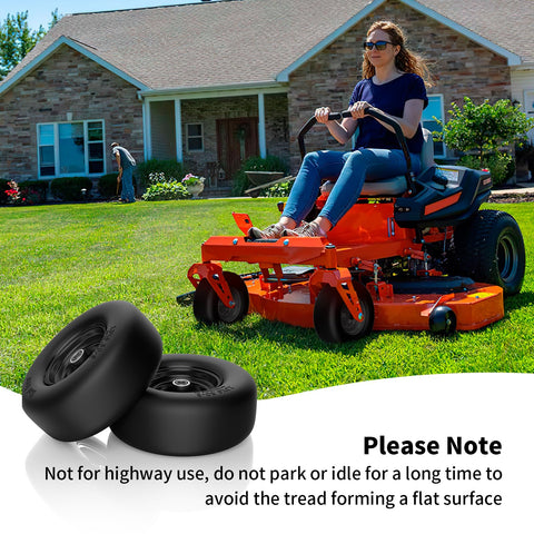 TEPU universal replacement tire fits many zero-turn mowers