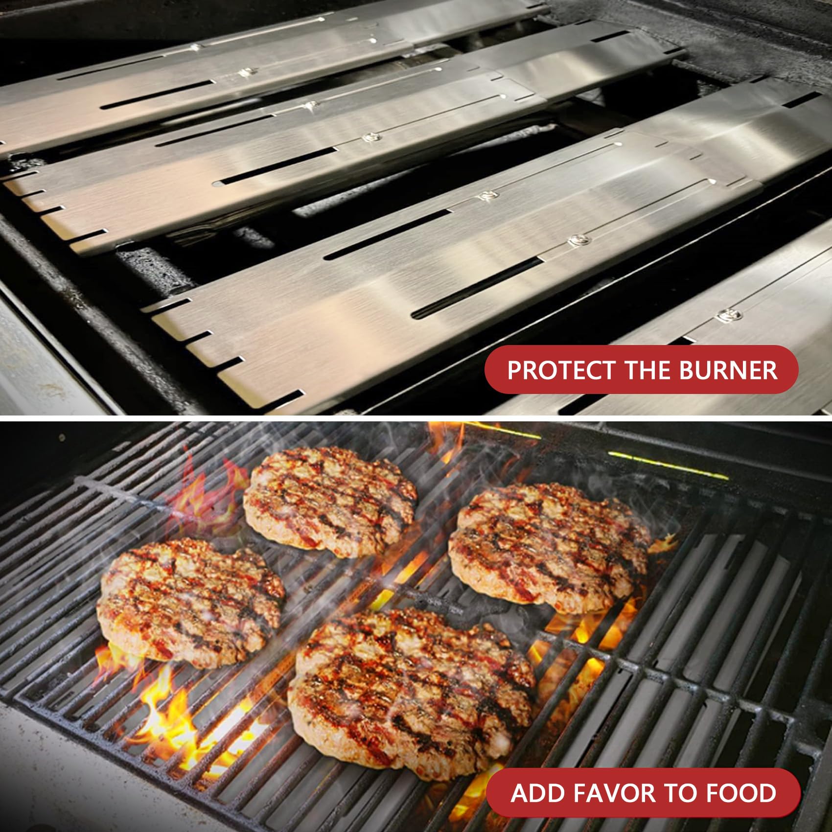 Terefour four-pack packaging ensures ready replacement parts for grilling.