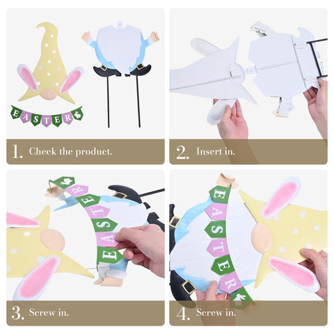 TERESA'S COLLECTIONS Easter decoration for patios adds whimsy and seasonal charm.