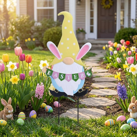 TERESA'S COLLECTIONS Easter stake features a 3D painted surface for vivid color.