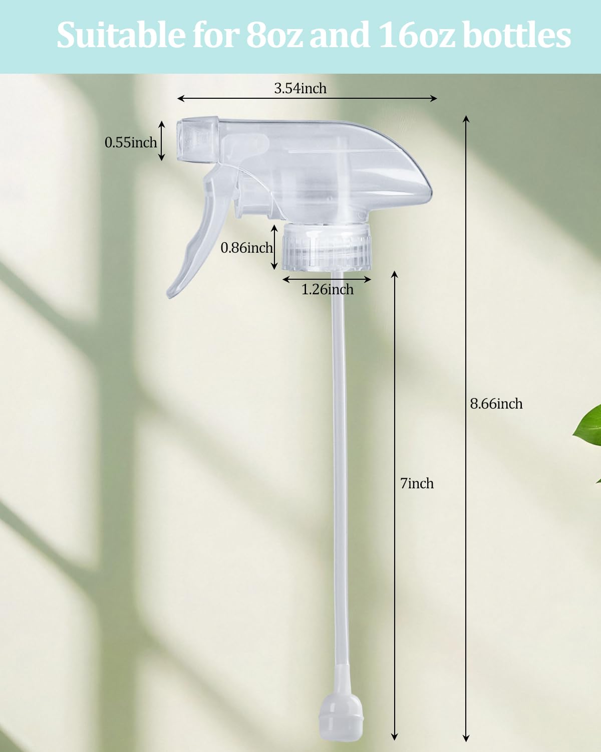 TERESRY nozzle with mist mode for delicate hair and plant spraying.