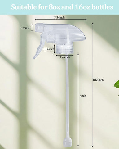 TERESRY nozzle with mist mode for delicate hair and plant spraying.