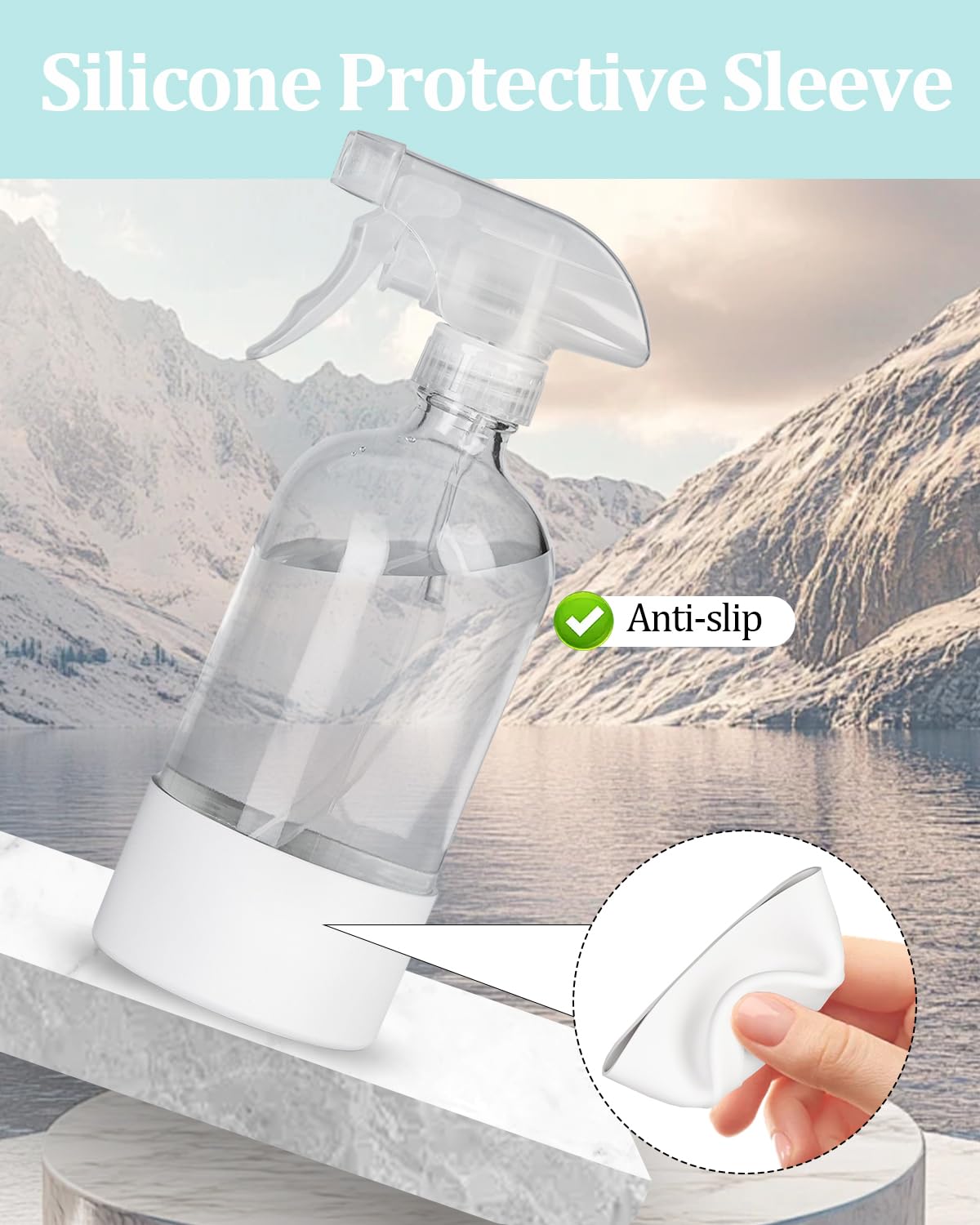 TERESRY compact refillable bottle fits in caddies and bags