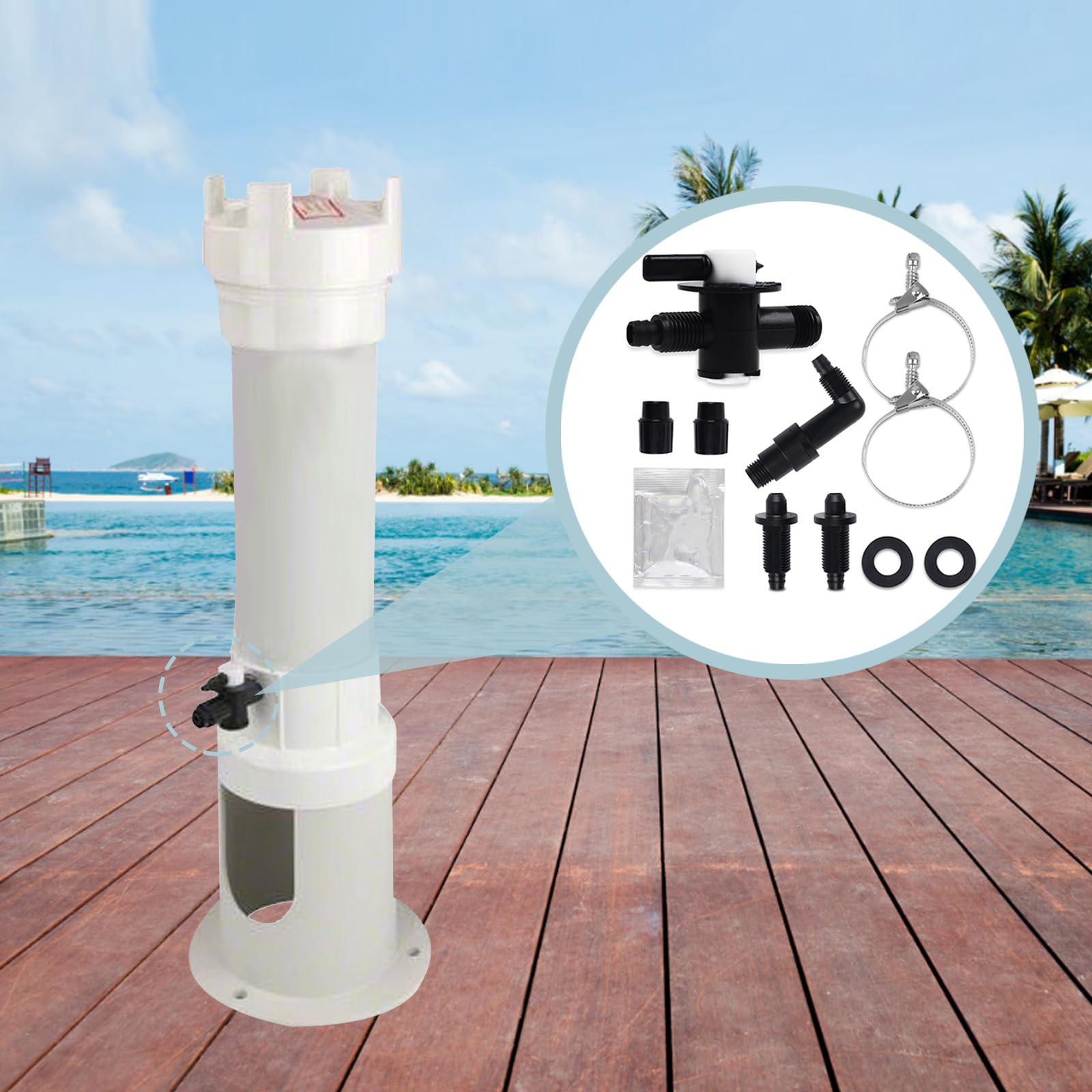 TERGTIRY check valve/elbow combo reducing backflow and maintaining integrity