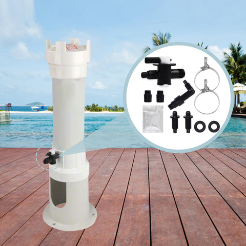 TERGTIRY check valve/elbow combo reducing backflow and maintaining integrity