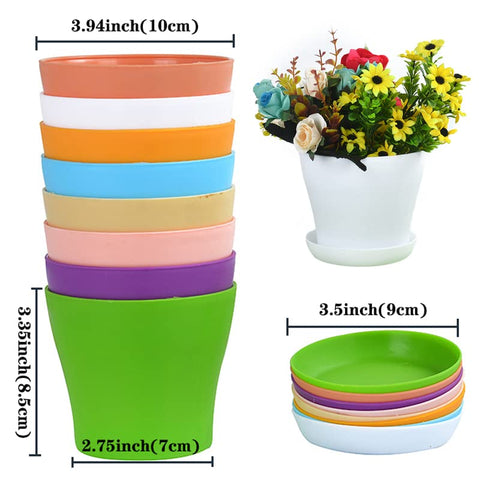 Tergy 4-inch pot with drainage hole close-up for healthy soil drainage