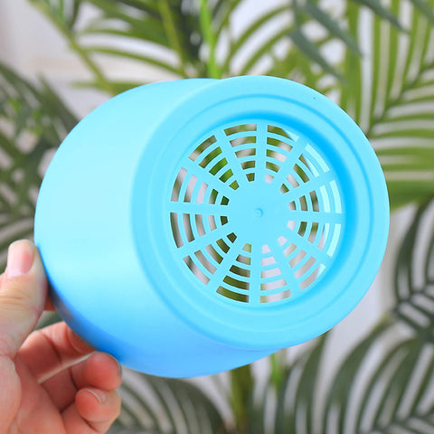 Tergy 4-inch pot side view demonstrates durable, lightweight plastic