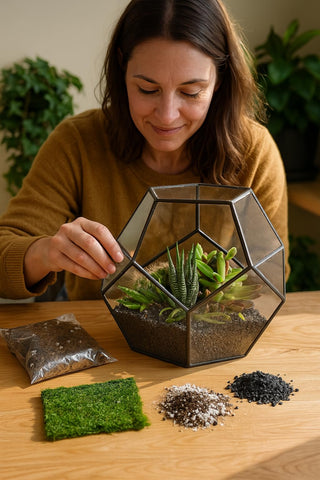 TerraGreen Creations activated charcoal helps maintain soil airflow and freshness.