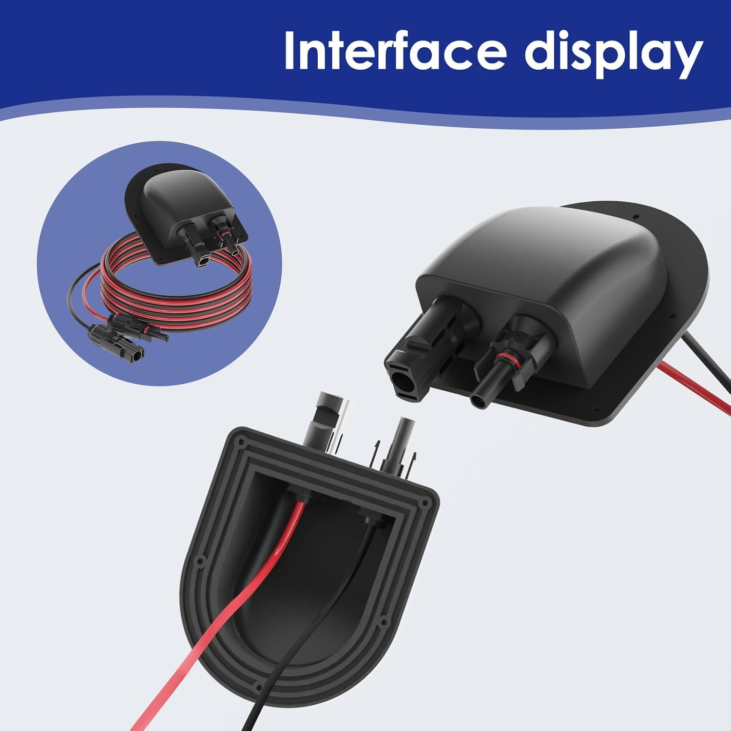 TerraSitze 10ft solar cable assembly ready for fast installation