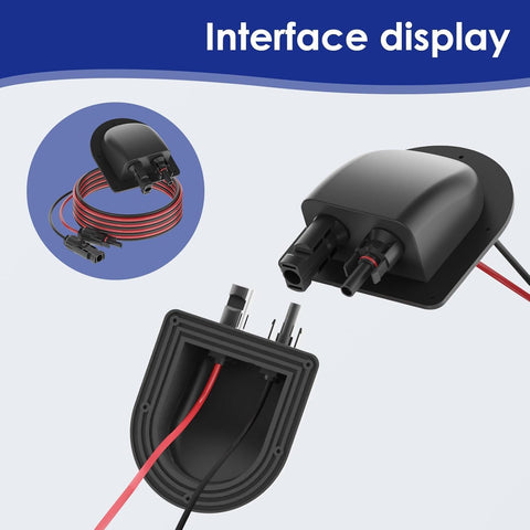 TerraSitze 10ft solar cable assembly ready for fast installation