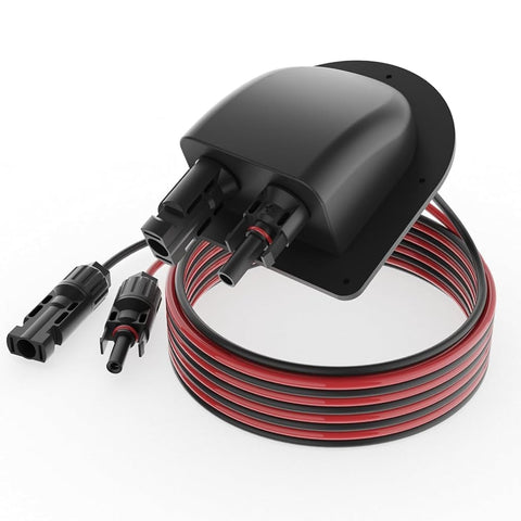 TerraSitze waterproof solar cable gland entry box for outdoor installations