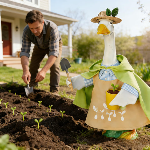 Terreva Gardener Porch Goose Weather-Durable Materials built to endure spring weather.