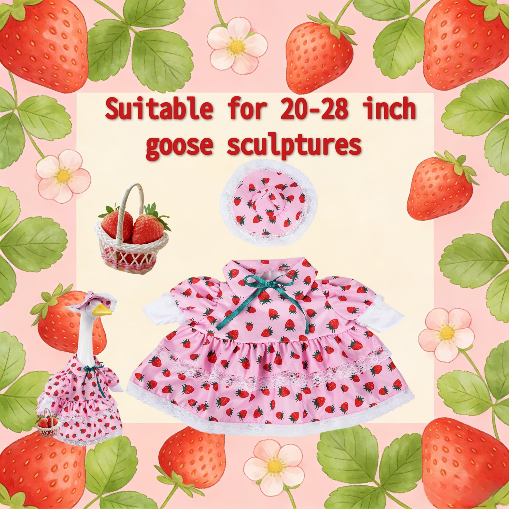 Terreva mini wicker basket and strawberries enhance storytelling in displays.