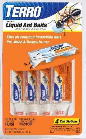 Terro 324 Ant Killer II bait near trails helps reduce activity