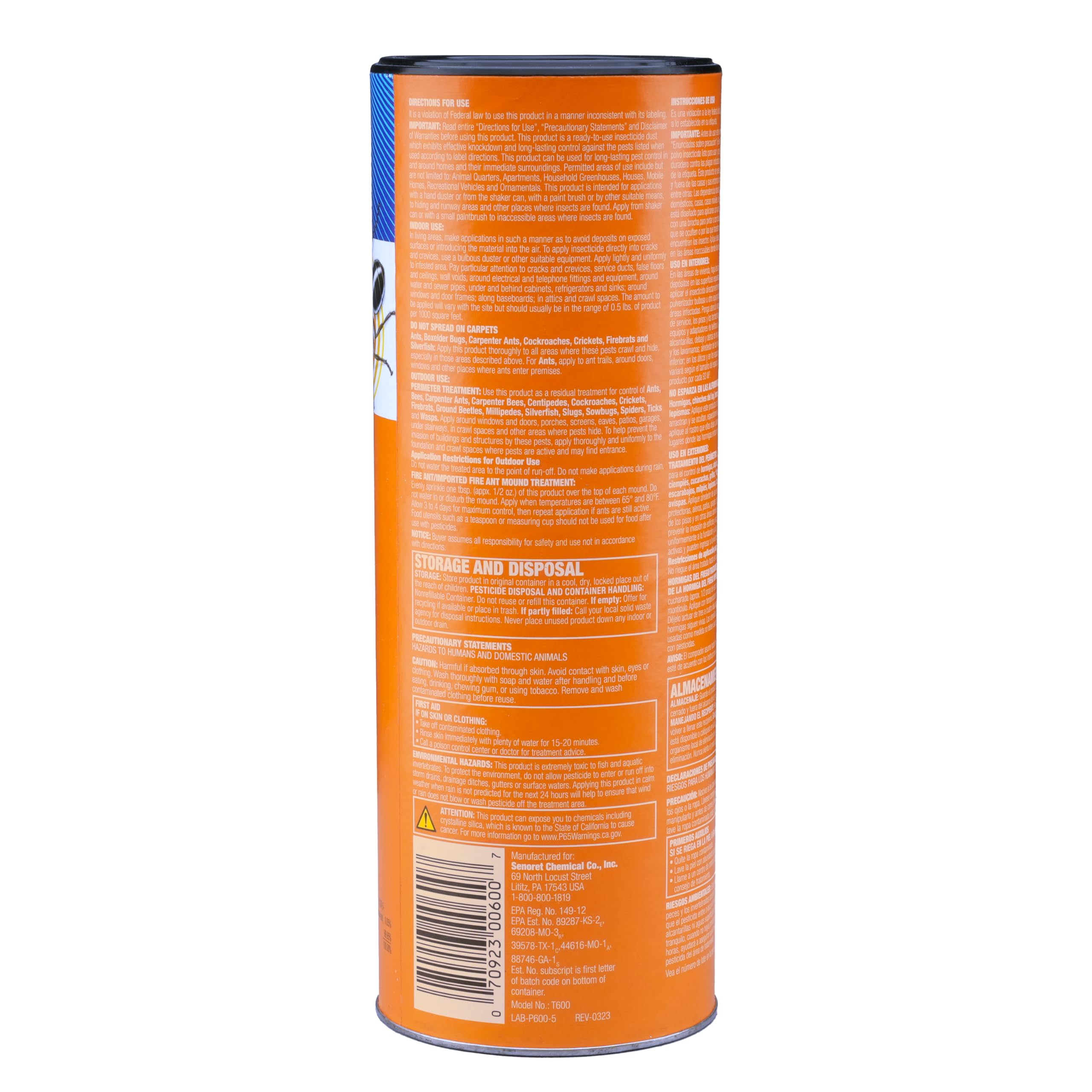 Terro Ant Dust used around perimeters to build protection against intruders