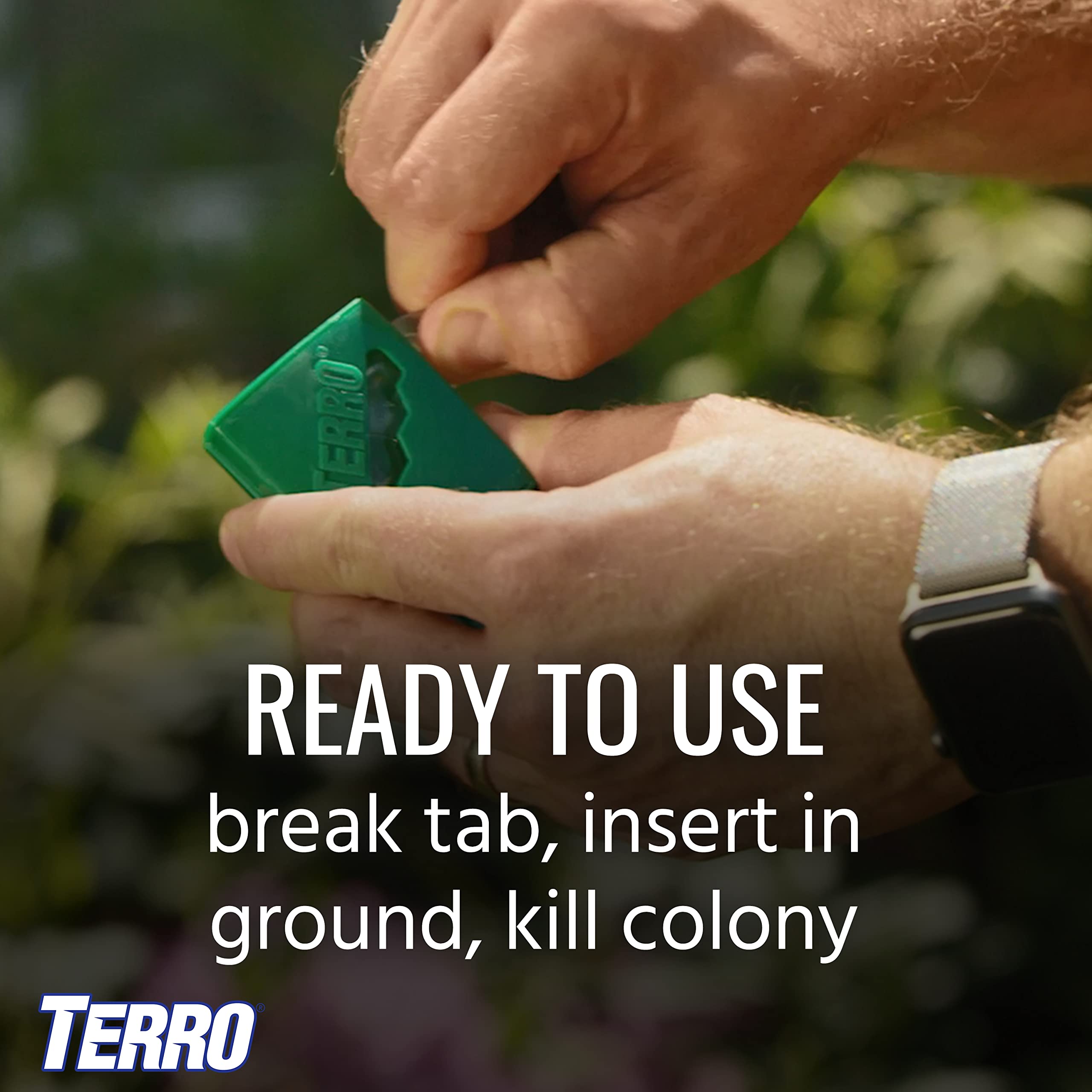 Terro attracts and kills common ant species with sweet-eating preferences.
