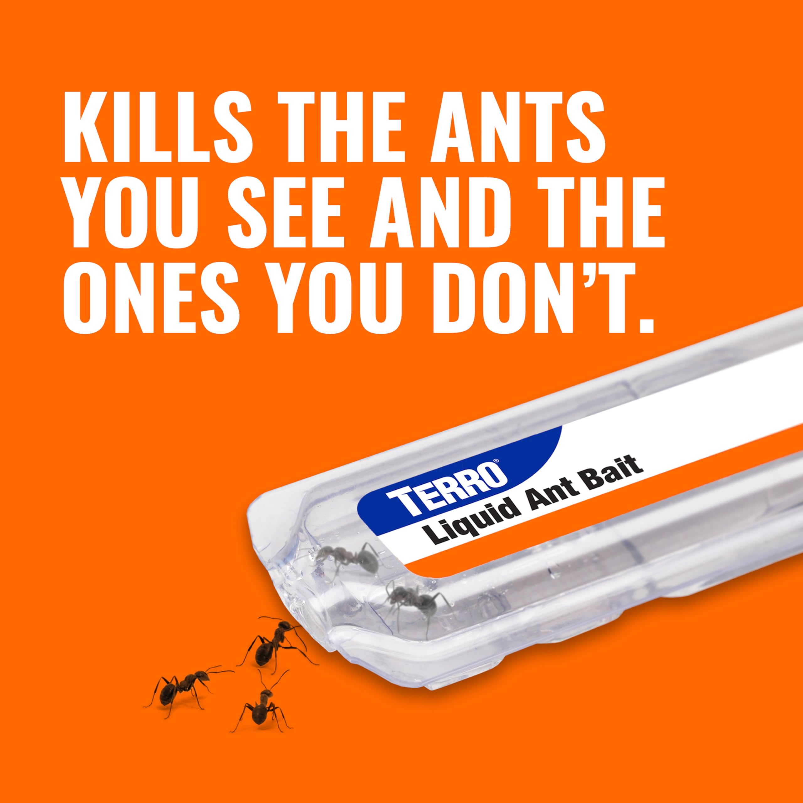 Terro corner and countertop placement emphasizes versatile ant baiting hotspots.