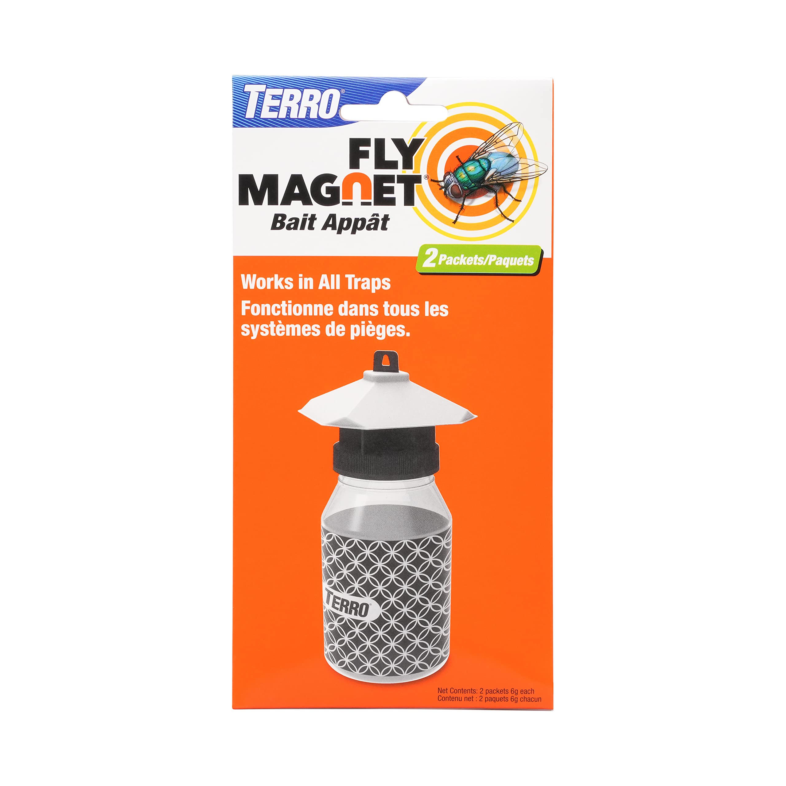 Terro Fly Magnet trap assembly shown for yard use