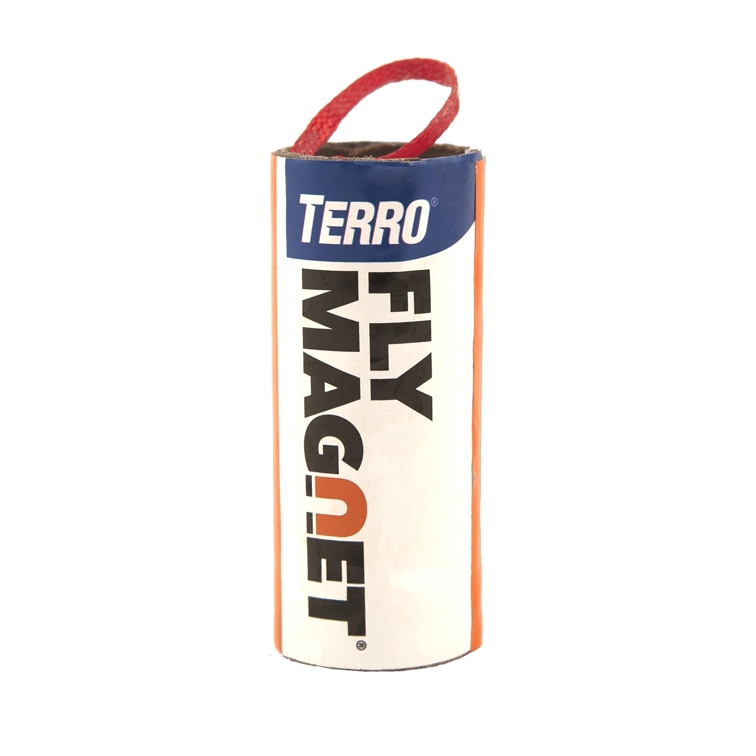 TERRO Fly Magnet being disposed after use for mess-free cleanup.
