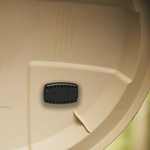 Adhesive backing of Terro pod enabling simple, quick installation.