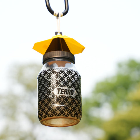 Terro outdoor use in sunlit areas away from activity zones.