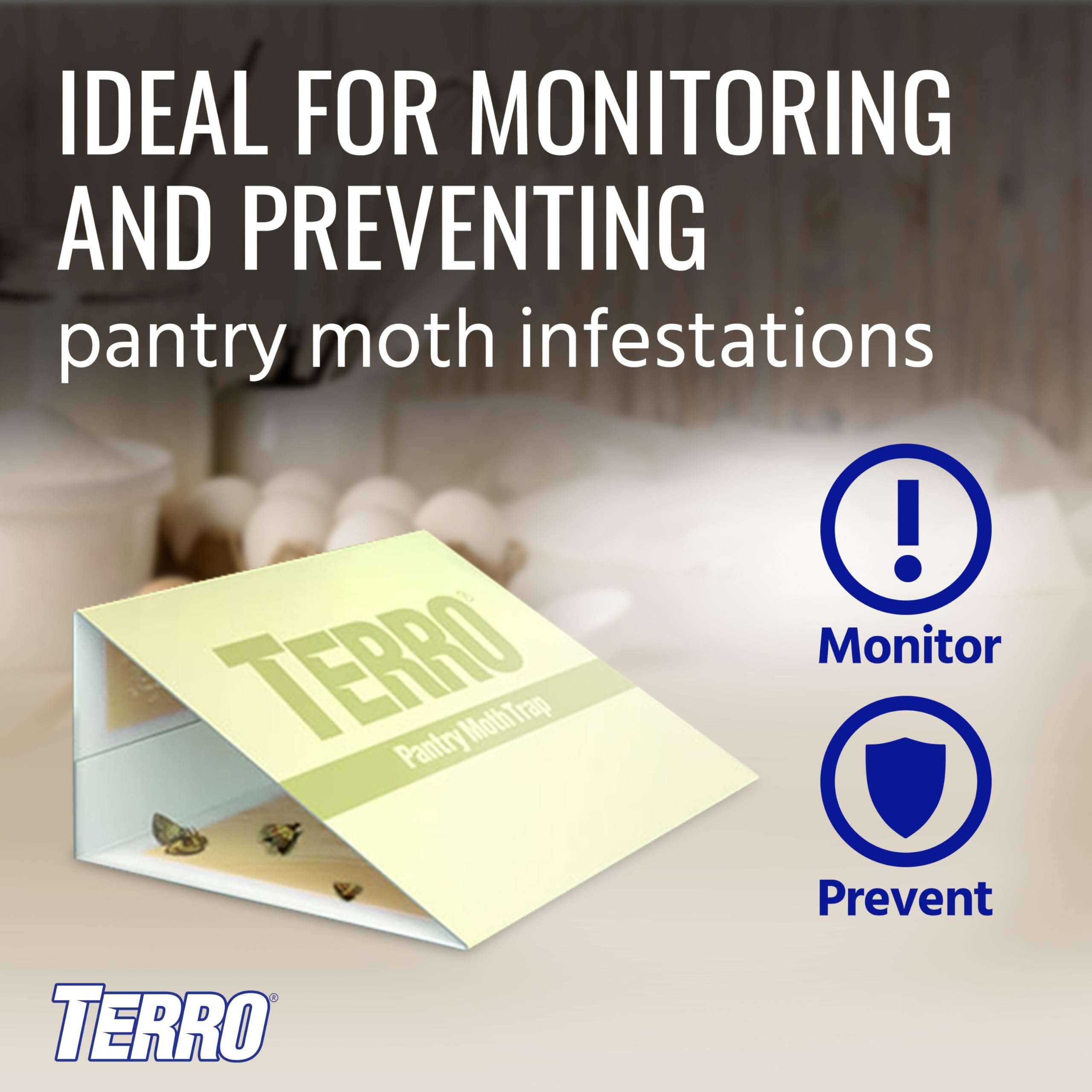 TERRO Pantry Moth Traps two-trap kit with lures