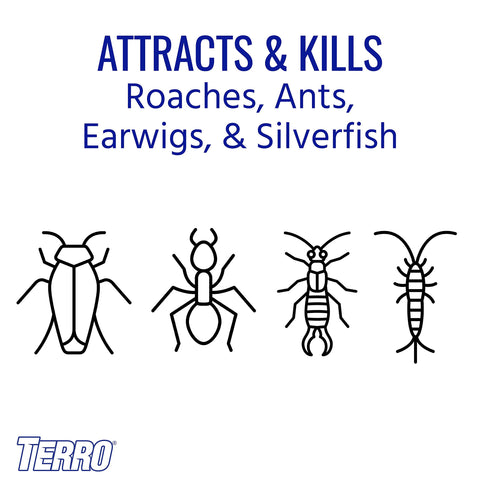 TERRO Roach Bait Powder places bait into cracks and crevices.