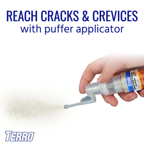 TERRO Roach Bait Powder is suitable for indoor and outdoor use.