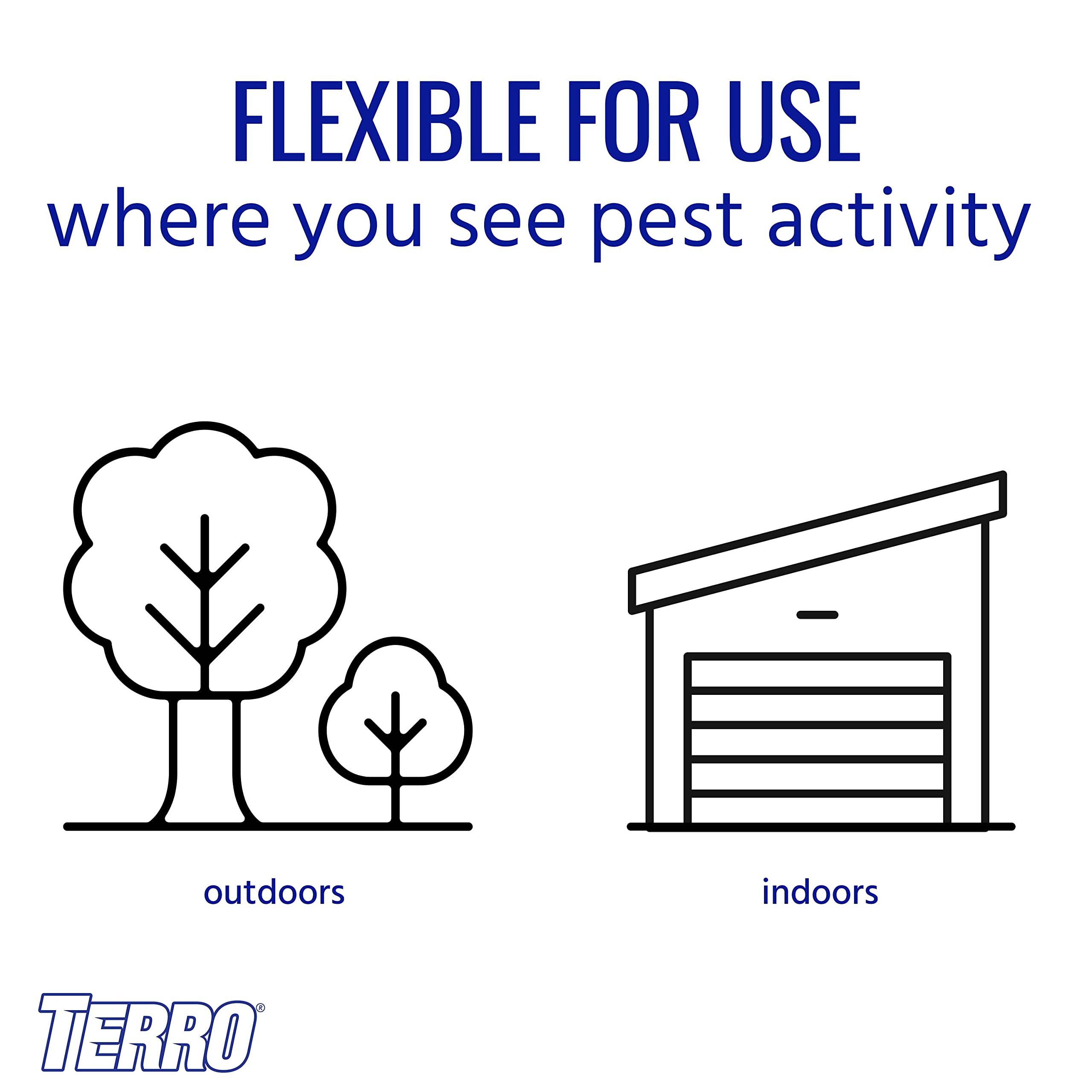 TERRO Roach Bait Powder kills cockroaches, ants, earwigs, and silverfish.