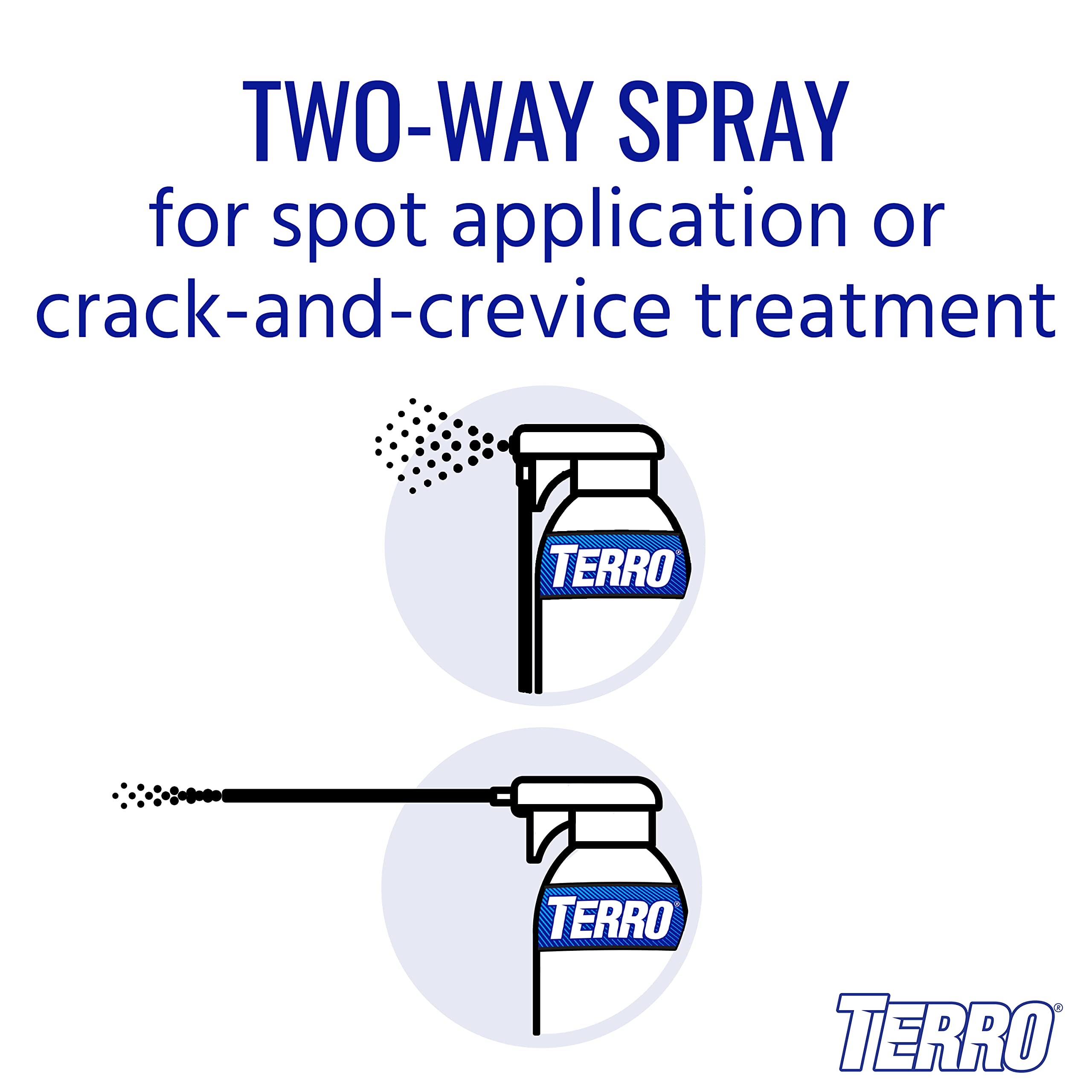 TERRO Scorpion Killer Spray extension tube reaching tight spaces